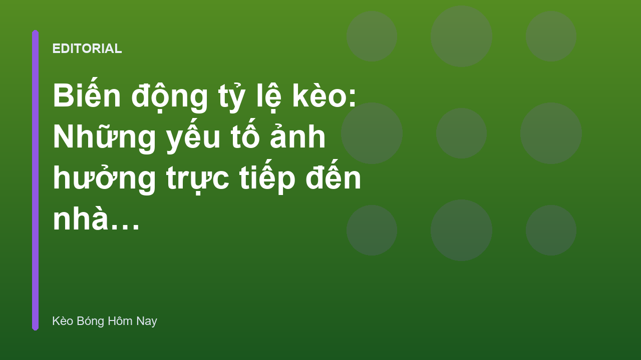 Biểu đồ biến động tỷ lệ kèo bóng đá trực tuyến