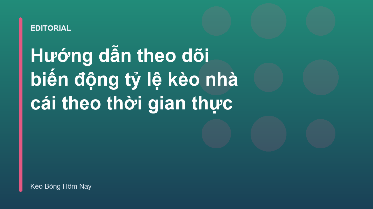 Biểu đồ biến động tỷ lệ kèo nhà cái